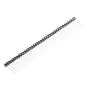 Pin Headers Male 2.54mm : 40-Pin, Straight, Black, 20mm