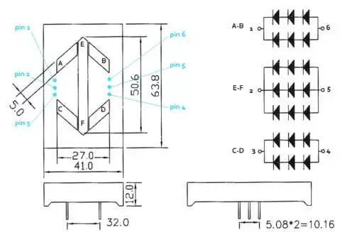 Arrow LED 5 Segment Display 64x41mm 2.3 Inch - Image 4