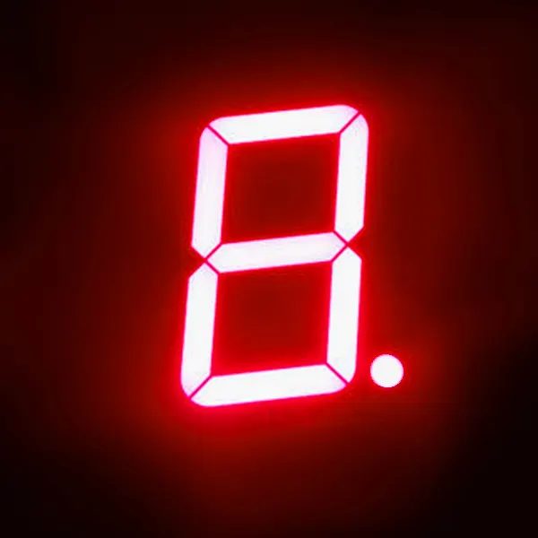 50011BH Single Digit 7 Segment Red Led Display 5 inch Common Anode - Image 4
