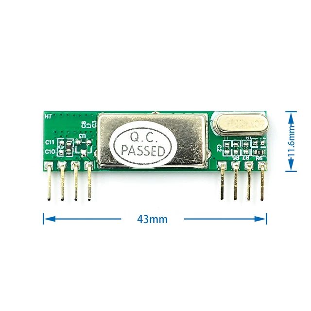 RXB6 433Mhz Superheterodyne Wireless Receiver Module - Image 4