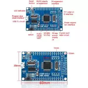 STC89C52 Microcontroller Development Board - Image 6