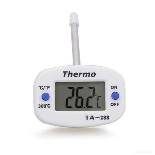 TA288 LCD Digital Thermometer - Stainless Steel Probe - Image 2