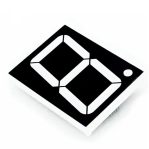 50011BH Single Digit 7 Segment Red Led Display 5 inch Common Anode