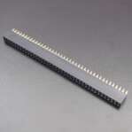 Pin Headers Female 2.54mm : 2×40-Pin, Straight, Black, 11mm
