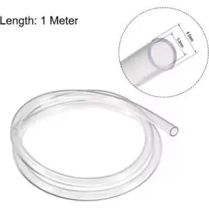 PU Clear Hose Tube Pipe 1 Meter (6.5x4.5mm)