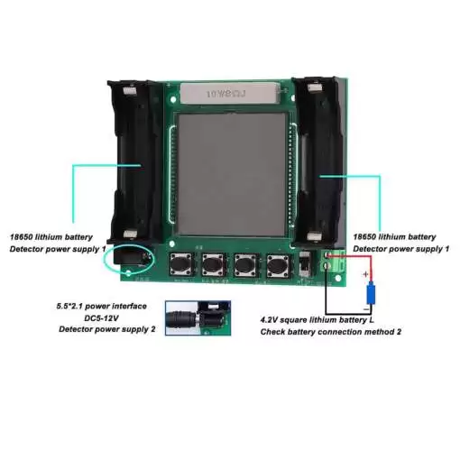 XH-M239 18650 Battery Capacity Tester with LCD Display - Image 6