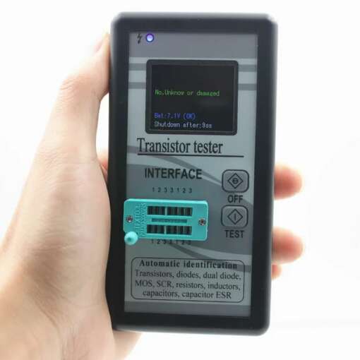 Multi-Purpose Transistor Tester 128*160 Diode Thyristor Capacitance Resistor Inductance MOSFET ESR LCR Meter - Image 2