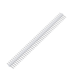 Pin Headers Male 2.54mm : 40-Pin, Straight, White, 11mm