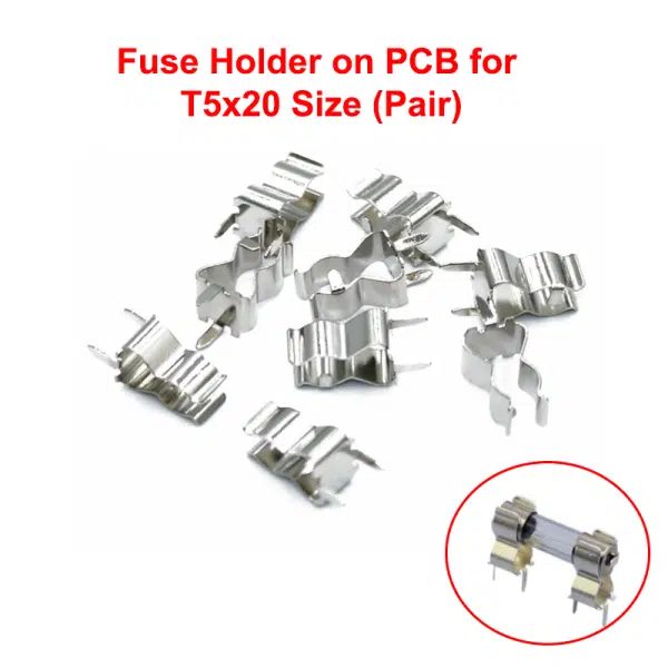 Fuse Holder on PCB for T5x20 Size (Pair) - Image 5