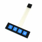 Keypad 1x4 Self-Adhesive 4 key