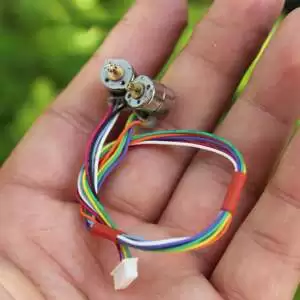 Micro Miniature Stepper Motor 8mm 2-Phase 4-Wire With Copper Gear For Camera Lenses - Image 4