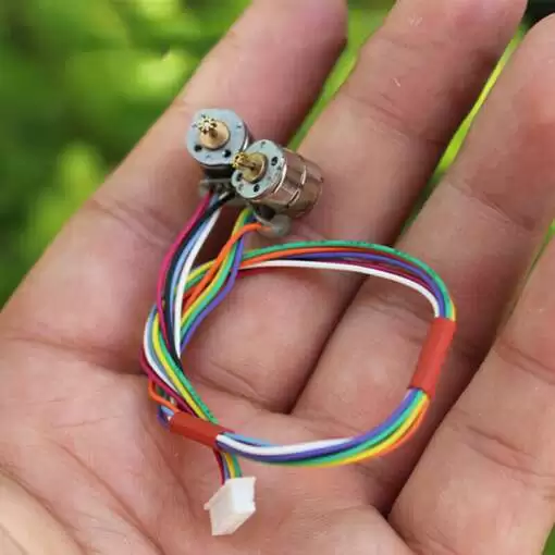 Micro Miniature Stepper Motor 8mm 2-Phase 4-Wire With Copper Gear For Camera Lenses - Image 4