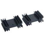 Aluminium Black Heatsink 34x25x12mm For TO-247