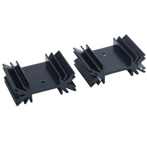 Aluminium Heatsink For TO-247 (34x25x12mm) Black