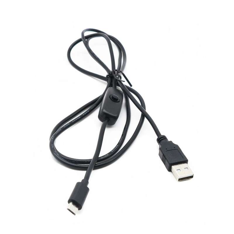 USB to Micro USB Cable with On/Off Switch | Makers Electronics