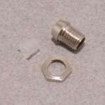 LED Holder 3mm Chromed Metal Narrow Bevel (5 Pcs)
