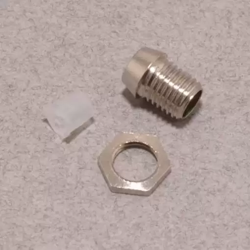 LED Holder 3mm Chromed Metal Narrow Bevel (5 Pcs)