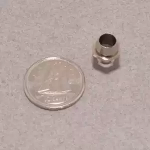 LED Holder 3mm Chromed Metal Narrow Bevel (5 Pcs) - Image 3
