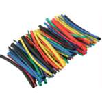Heat Shrink Tubing 10cm 2:1 Mixed Sizes and Colours (Pack of 100)