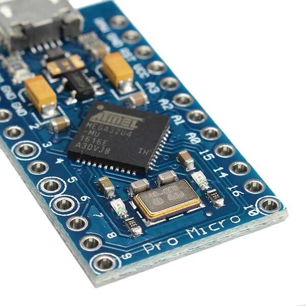 thumbnail image 2 of Pro Micro ATmega32U4 5V 16MHz Controller Board For Arduino – Replace ATmega328 2 of 5