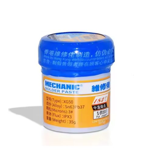 MECHANIC Solder Paste XG-50 35gm 183°C | Makers Electronics