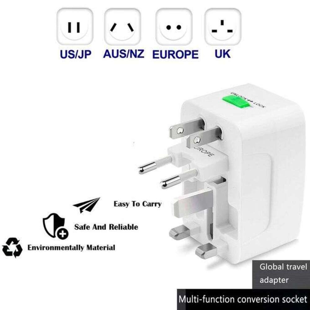 Universal Travel Adaptor AC Power Socket Plug Converter All US UK AU Europe - Image 6