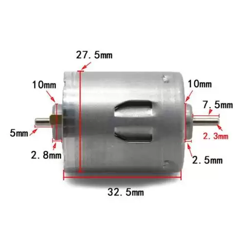 RP360-ST-15250 DC Motor 12V 6260RPM - Image 7