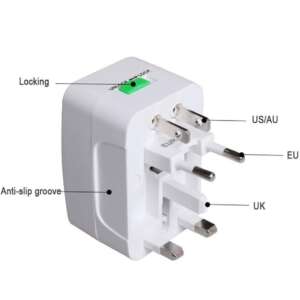 Universal Travel Adaptor AC Power Socket Plug Converter All US UK AU Europe - Image 5