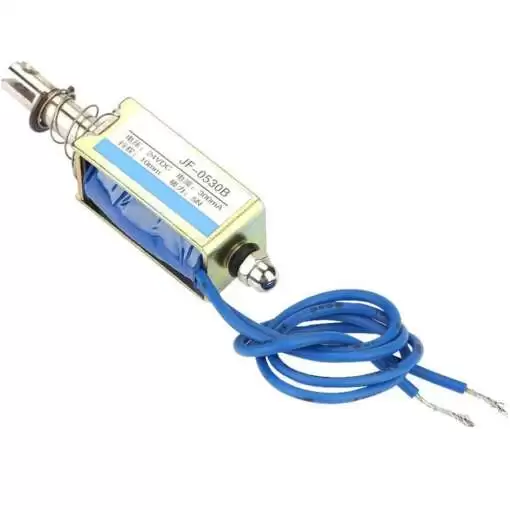 Push Type Linear Solenoid JF-0530B 24V 300mA 10mm 5N - Image 2