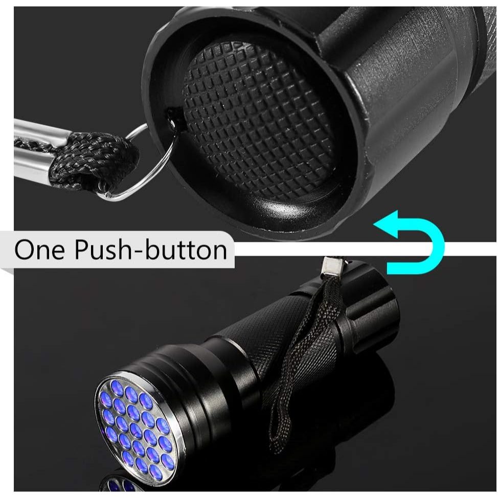 UV Flashlight Torch with 21 LEDs - Image 8