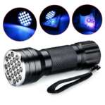 UV Flashlight Torch with 21 LEDs