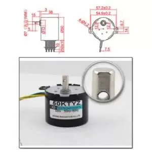 XD50KTYZ-B AC Synchronous Motor 10rpm 220V 8kg.cm - Image 6