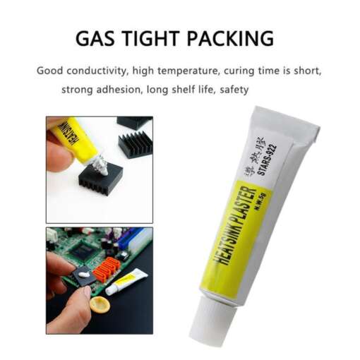 Heatsink Plaster Thermal Silicon Adhesive Cooling Paste – Thermal Grease - Image 6