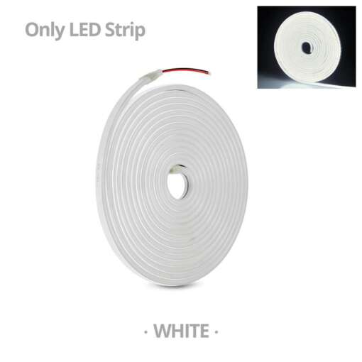 Neon Flexible LED Strip Light 5M (White) 12VDC