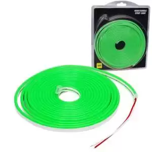 Neon Flexible LED Strip Light 5M (Green) 12VDC - Image 5