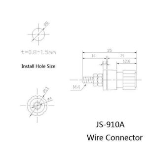 Banana Plug Female JS-910A - Image 5