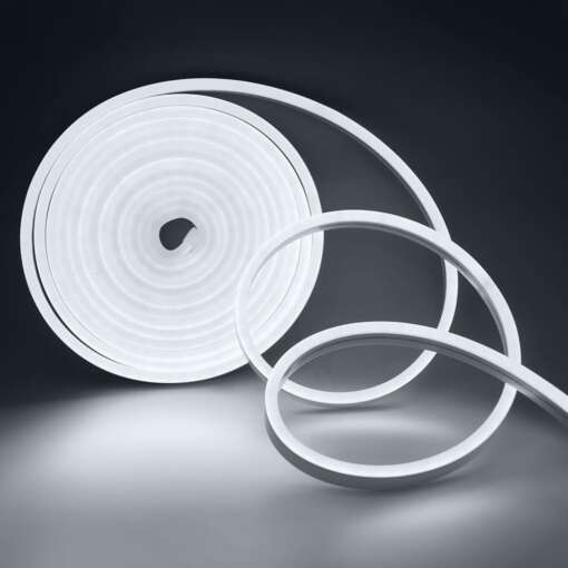 Neon Flexible LED Strip Light 5M (White) 12VDC - Image 2