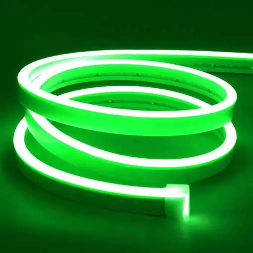 Neon Flexible LED Strip Light 5M (Green) 12VDC - Image 3