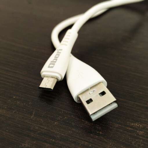 Obori Micro USB TO USB Charger Cable D02 1.2M 2.4A (White) - Image 2