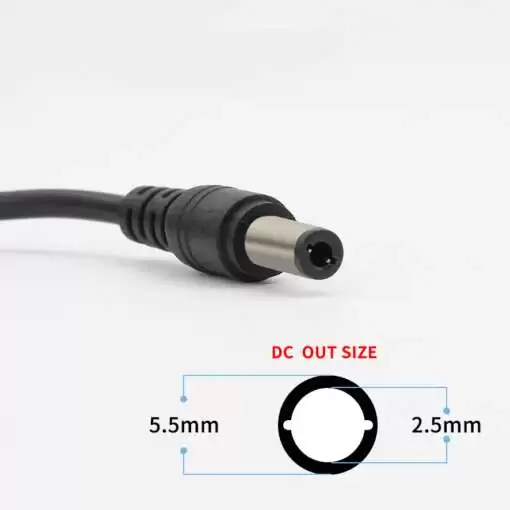 Adapter 9V 1A with Single Jack (5.5x2.5mm) - Image 3