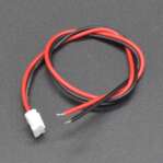 Data Cable JST 2 Pin 2mm with 20cm Red & Black Wire (One Side Terminal)