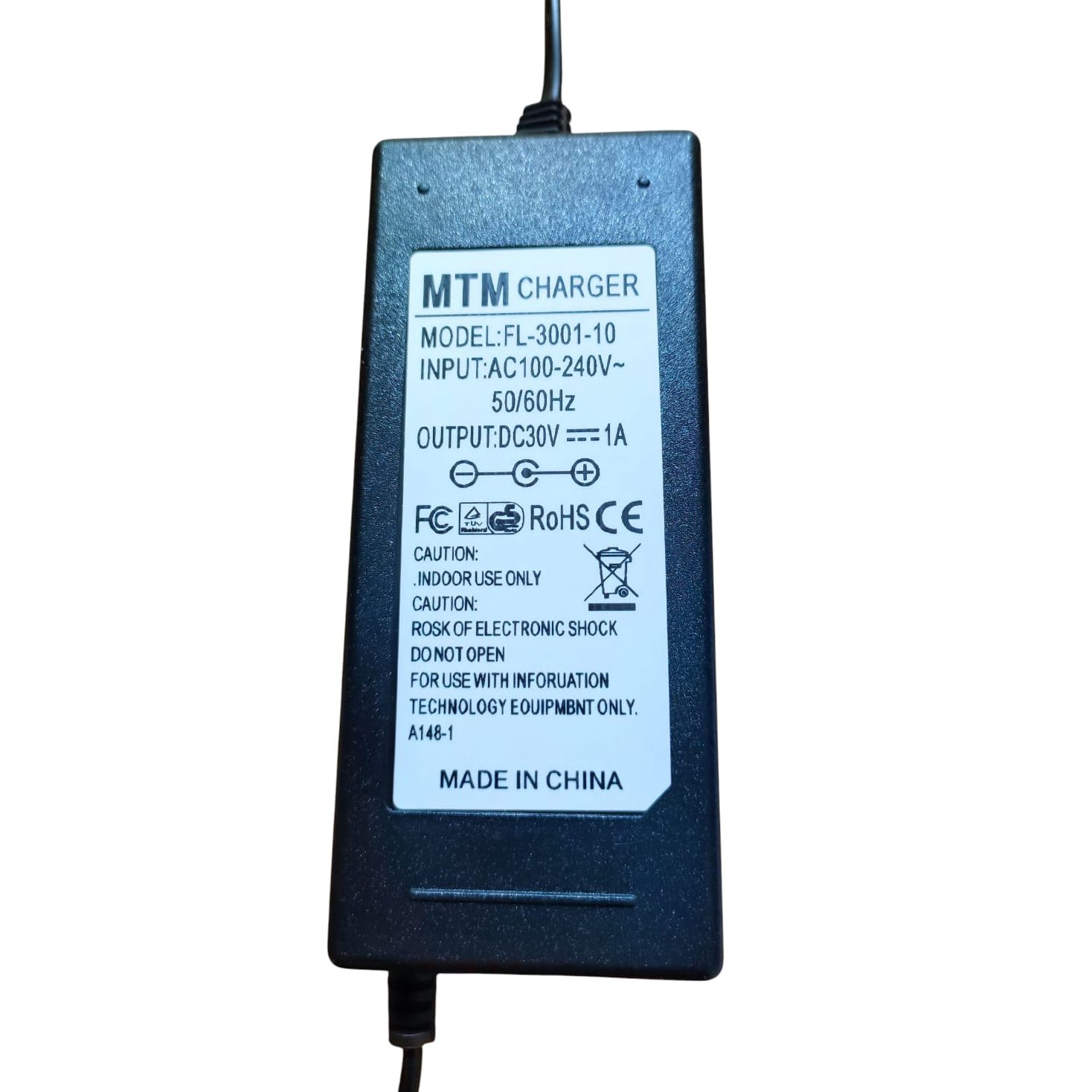 AC/DC Adapter 30V 1A with Dual Female Jack 3.5X1.35mm / 5.5X2.1mm - Image 5