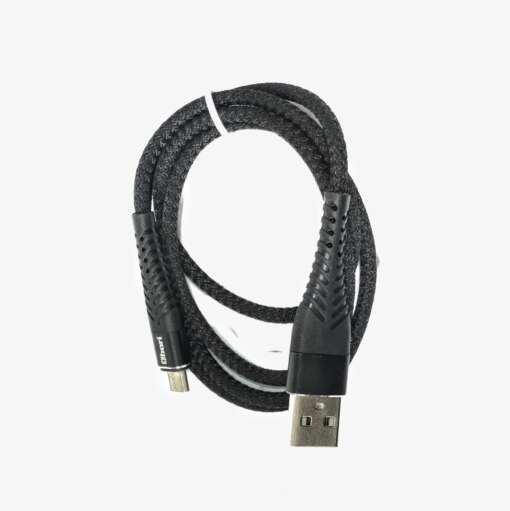 Obori Micro USB TO USB Charger Cable D04 1M 2.4A (Black)