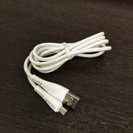 Obori Micro USB TO USB Charger Cable D02 1.2M 2.4A (White)