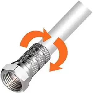 RG6 F Type Coaxial Cable Connector - Image 6