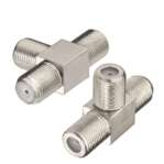 Coaxial Connector Adapter T-Shape 3 Way Female