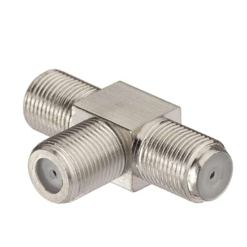 Coaxial Connector Adapter T-Shape 3 Way Female - Image 3