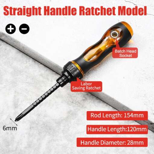 Double Ended Screwdriver Retractable Adjustable Ratchet - Image 5