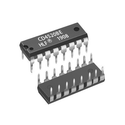 CD4520BE Dual Binary counter DIP IC 16 Pin