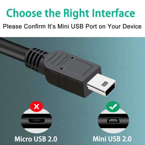 USB to Mini USB Cable 70cm For Arduino NANO - Image 2